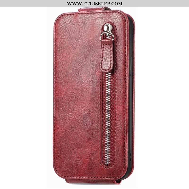Etui Folio do Xiaomi 12T / 12T Pro Skórzany Futerał Portmonetka Z Pionową Klapką